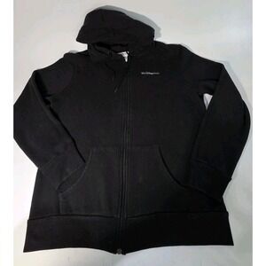 Disney‎ Parks World Black Sparkling Zip Up Hoodie Castle Epcot Mickey Size XL